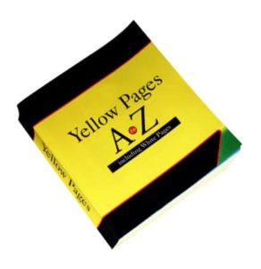 List your business in the yellow pages