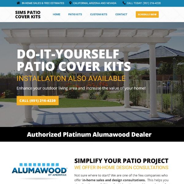 sims patio portfolio